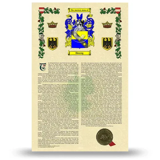 Herceg Armorial History with Coat of Arms