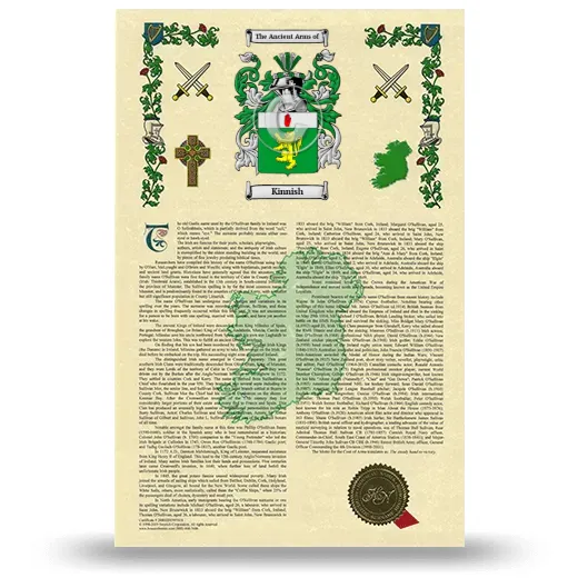 Kinnish Armorial History with Coat of Arms