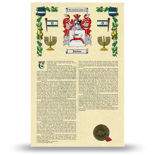 Kirchen Armorial History with Coat of Arms