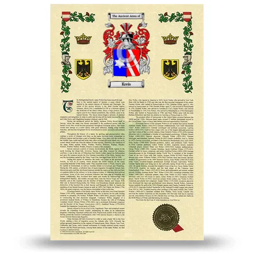 Kreis Armorial History with Coat of Arms