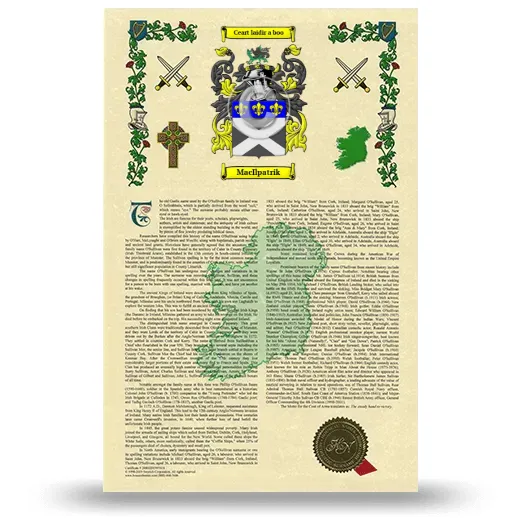 MacIlpatrik Armorial History with Coat of Arms