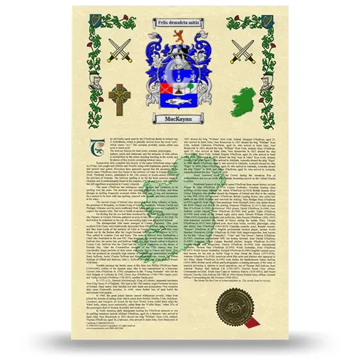MacKayan Armorial History with Coat of Arms