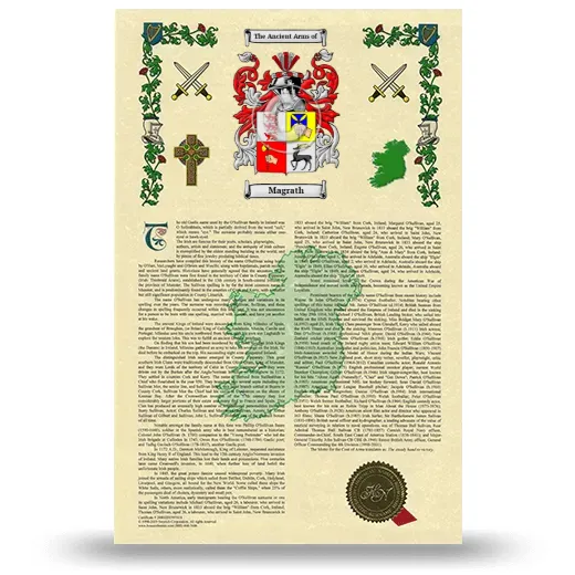 Magrath Armorial History with Coat of Arms