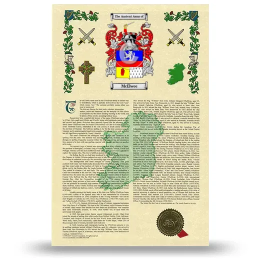 McElwee Armorial History with Coat of Arms