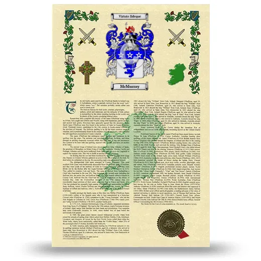 McMurray Armorial History with Coat of Arms