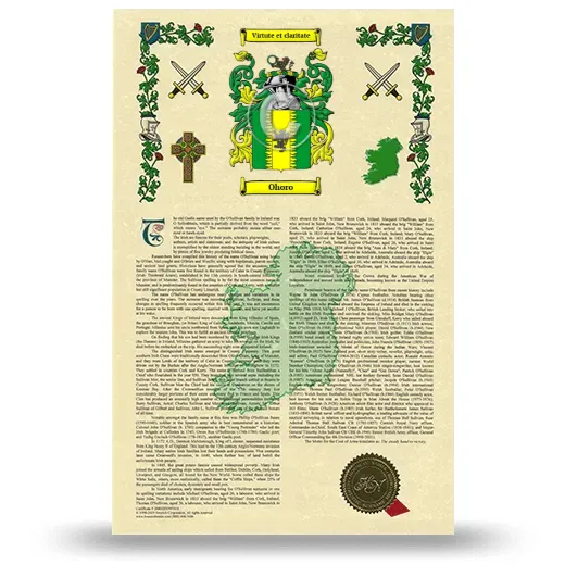 Ohoro Armorial History with Coat of Arms
