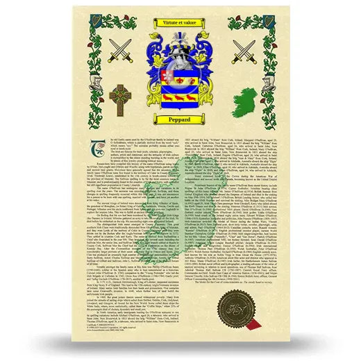 Peppard Armorial History with Coat of Arms