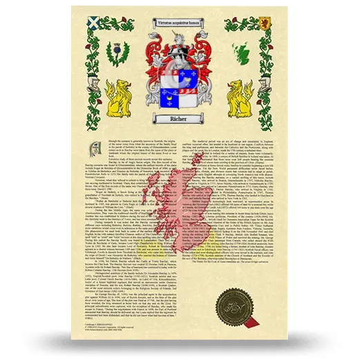 Richer Armorial History with Coat of Arms