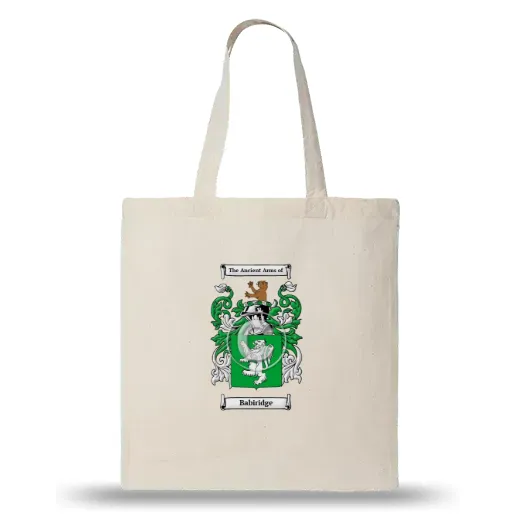 Babiridge Natural Tote Bag