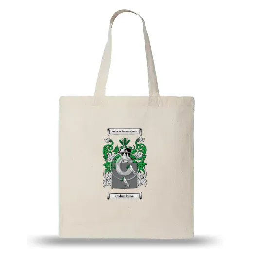 Columbine Natural Tote Bag