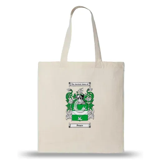 Peace Natural Tote Bag