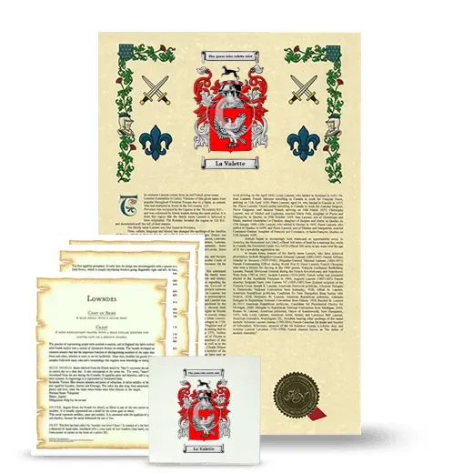 La Valette Armorial, Symbolism and Large Ceramic Tile