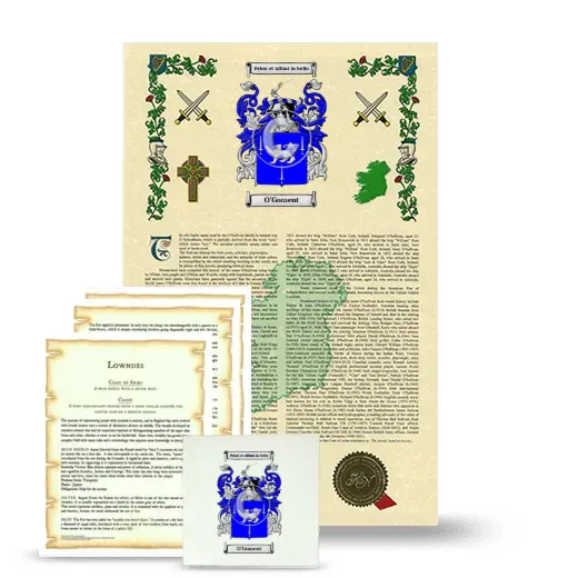 O'Goment Armorial, Symbolism and Large Ceramic Tile