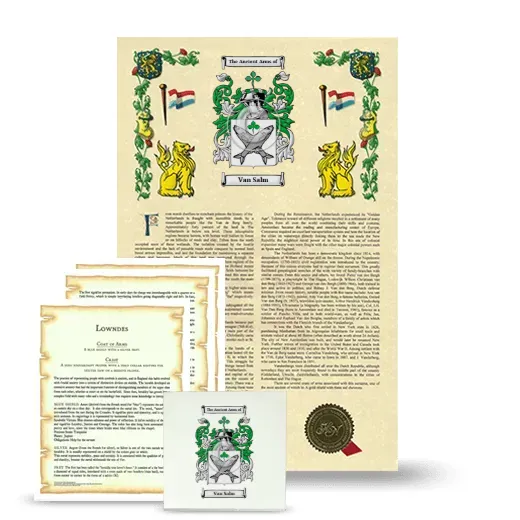 Van Salm Armorial, Symbolism and Large Ceramic Tile