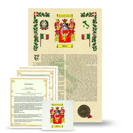 Abbate Armorial, Symbolism and Large Ceramic Tile