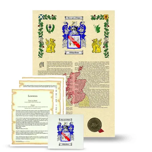 Abbyrdour Armorial, Symbolism and Large Ceramic Tile