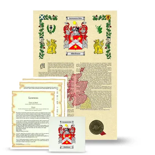 Abirdeane Armorial, Symbolism and Large Ceramic Tile