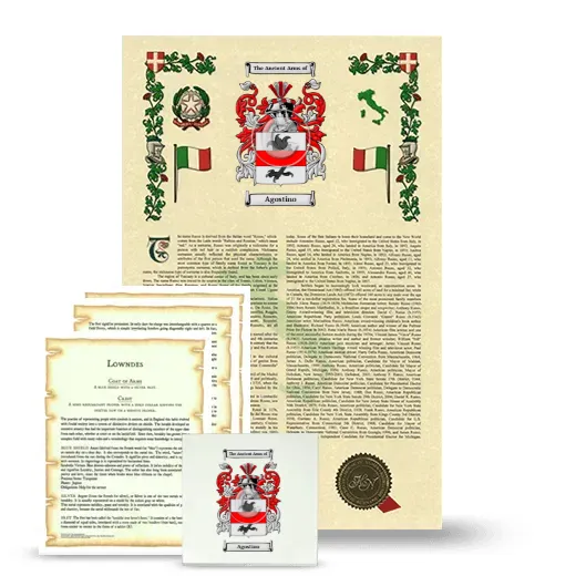 Agostino Armorial, Symbolism and Large Ceramic Tile