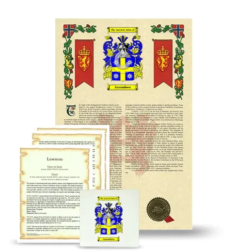 Amundsen Armorial, Symbolism and Large Ceramic Tile