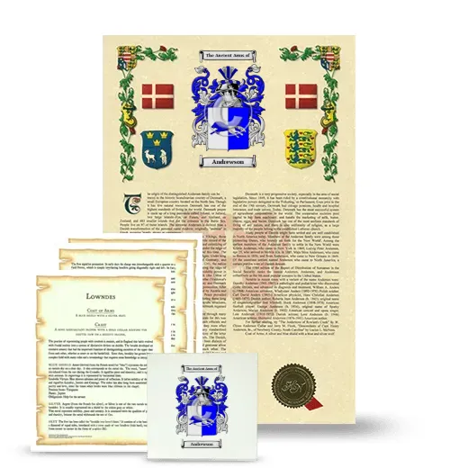 Andrewson Armorial, Symbolism and Large Ceramic Tile