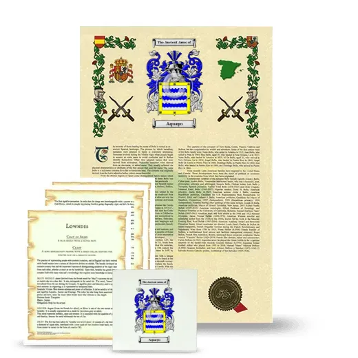 Aquayo Armorial, Symbolism and Large Ceramic Tile