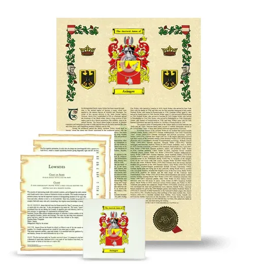 Asinger Armorial, Symbolism and Large Ceramic Tile