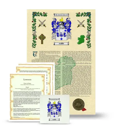 Auliffe Armorial, Symbolism and Large Ceramic Tile