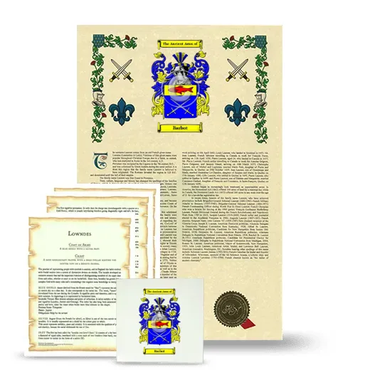 Barbot Armorial, Symbolism and Large Ceramic Tile