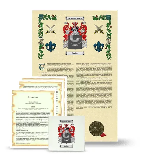 Barbut Armorial, Symbolism and Large Ceramic Tile