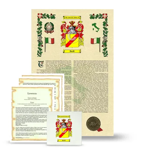 Bardi Armorial, Symbolism and Large Ceramic Tile