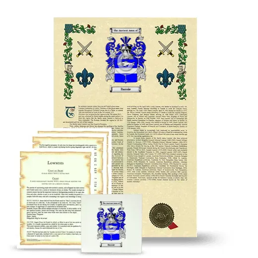 Barnie Armorial, Symbolism and Large Ceramic Tile