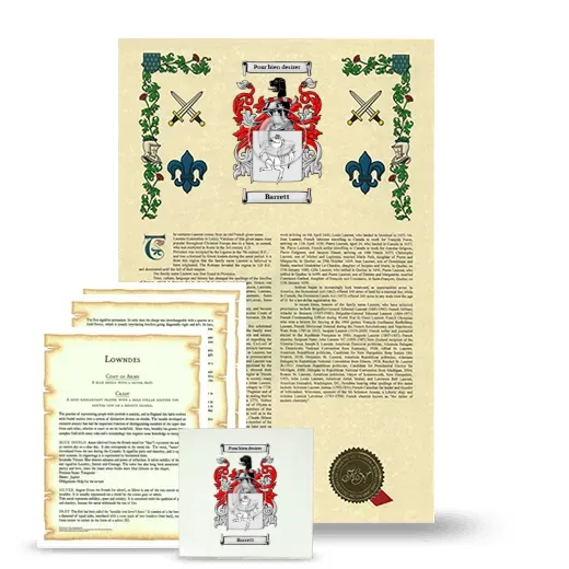 Barrett Armorial, Symbolism and Large Ceramic Tile