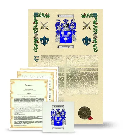 Beaucage Armorial, Symbolism and Large Ceramic Tile