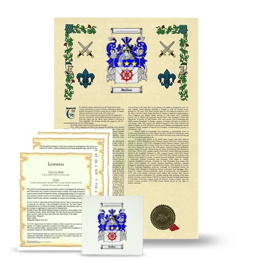 Bodine Armorial, Symbolism and Large Ceramic Tile