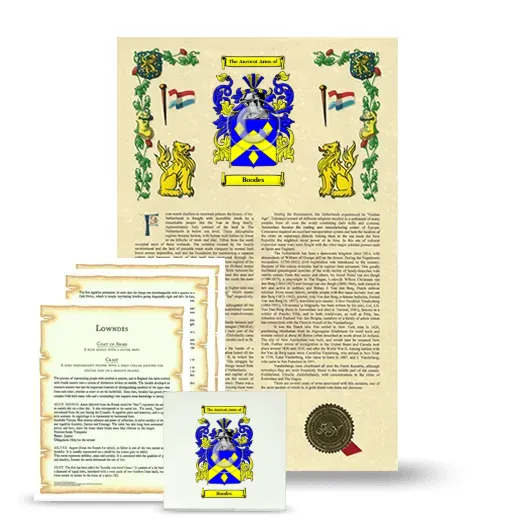 Boodes Armorial, Symbolism and Large Ceramic Tile