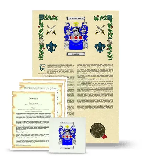 Bostian Armorial, Symbolism and Large Ceramic Tile