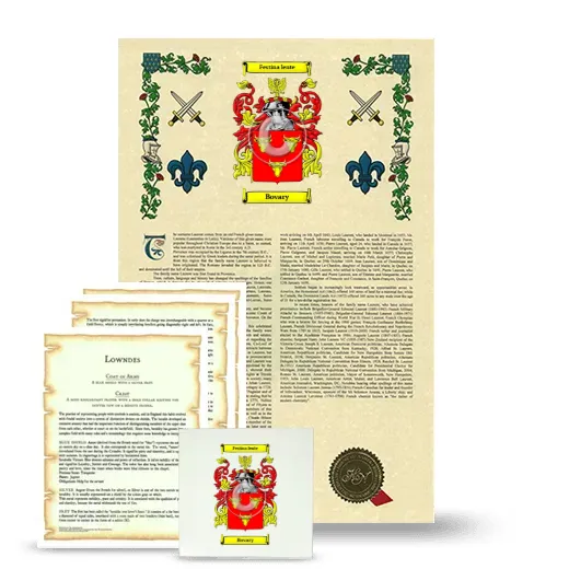 Bovary Armorial, Symbolism and Large Ceramic Tile