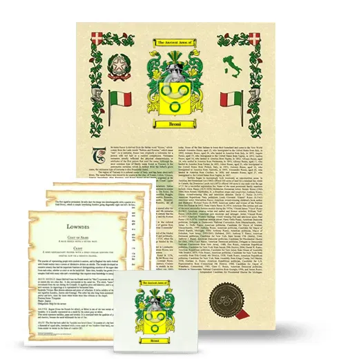 Broni Armorial, Symbolism and Large Ceramic Tile