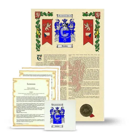 Brosius Armorial, Symbolism and Large Ceramic Tile