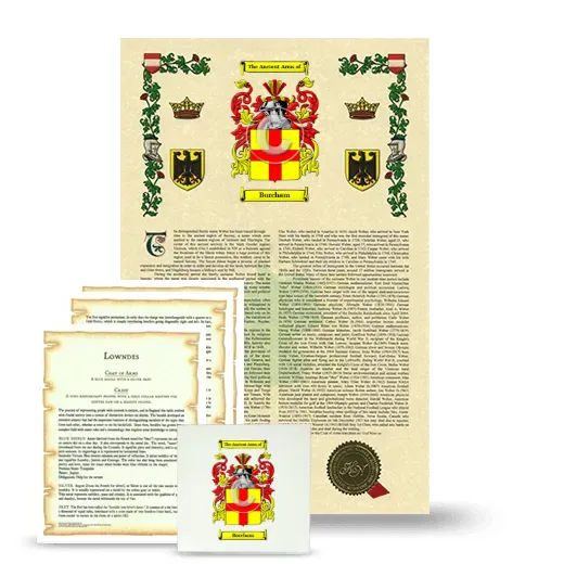 Burcham Armorial, Symbolism and Large Ceramic Tile