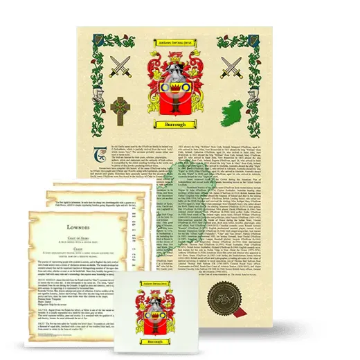 Burrough Armorial, Symbolism and Large Ceramic Tile