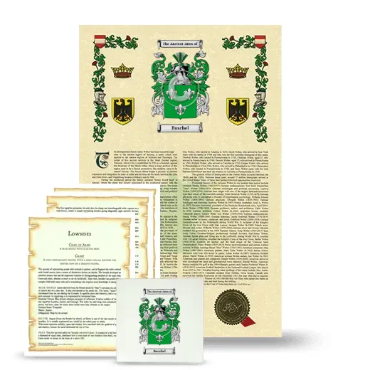 Buschel Armorial, Symbolism and Large Ceramic Tile