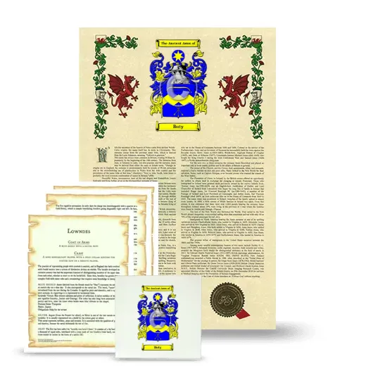 Buty Armorial, Symbolism and Large Ceramic Tile