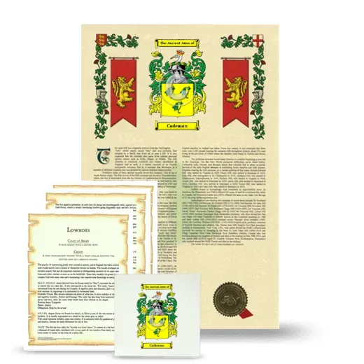 Cademan Armorial, Symbolism and Large Ceramic Tile