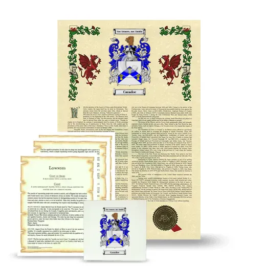 Caradoc Armorial, Symbolism and Large Ceramic Tile