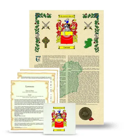 Carrant Armorial, Symbolism and Large Ceramic Tile