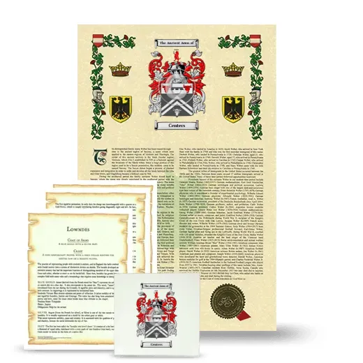 Centers Armorial, Symbolism and Large Ceramic Tile