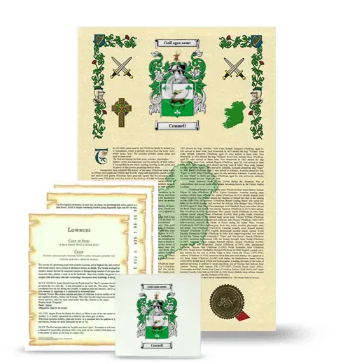 Connell Armorial, Symbolism and Large Ceramic Tile