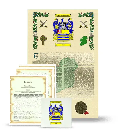 Cox Armorial, Symbolism and Large Ceramic Tile