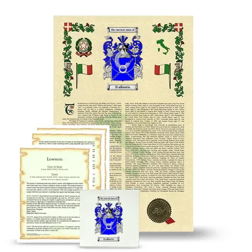 D albertis Armorial, Symbolism and Large Ceramic Tile